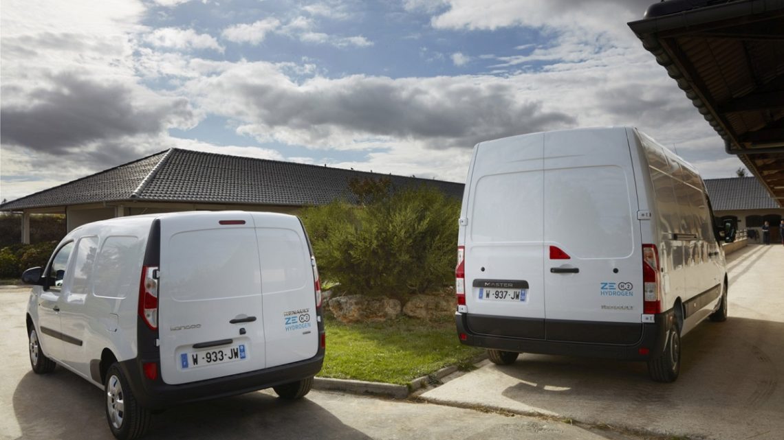 Renault introduceert Master en Kangoo op waterstof