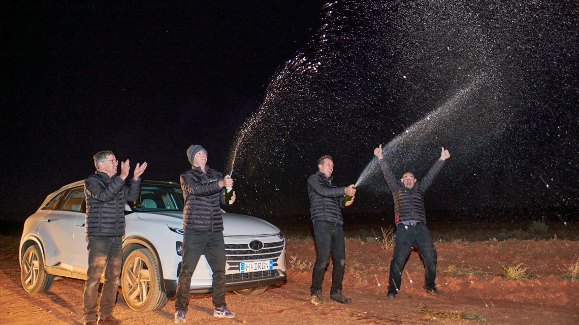 Hyundai Nexo verbreekt wereldrecord: 887 km op 1 tank