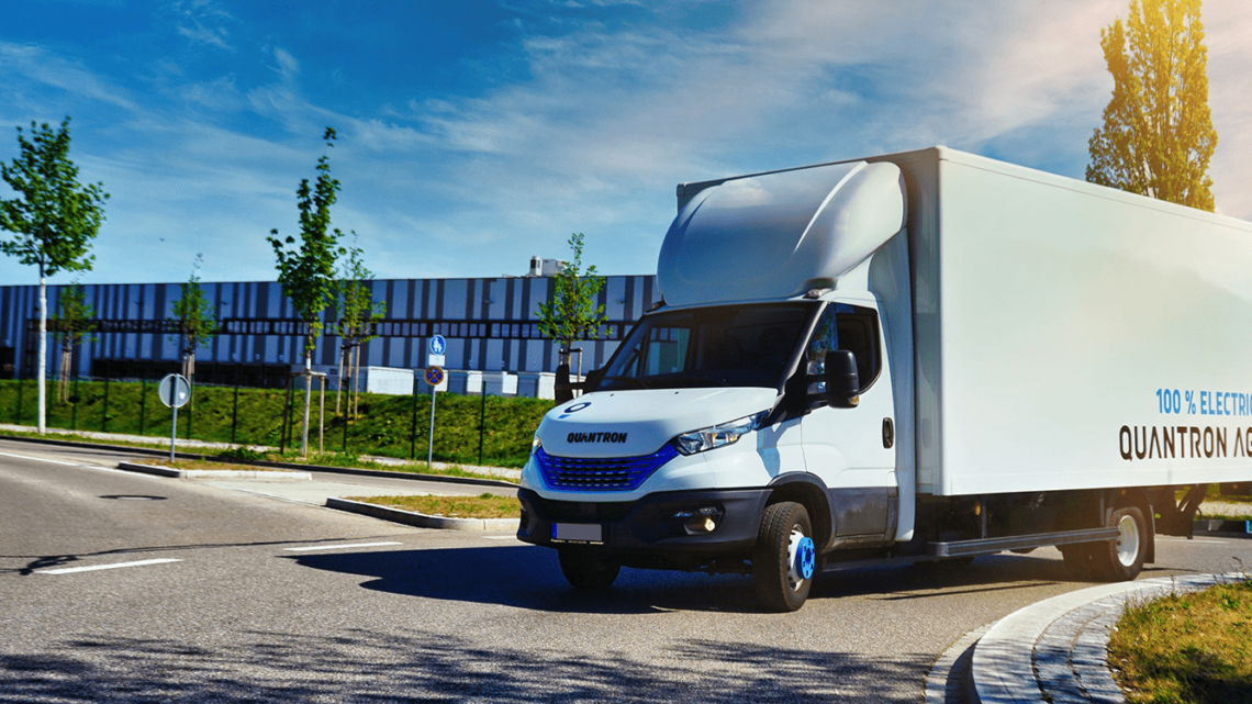 Quantron kondigt FCEV Transporter aan.