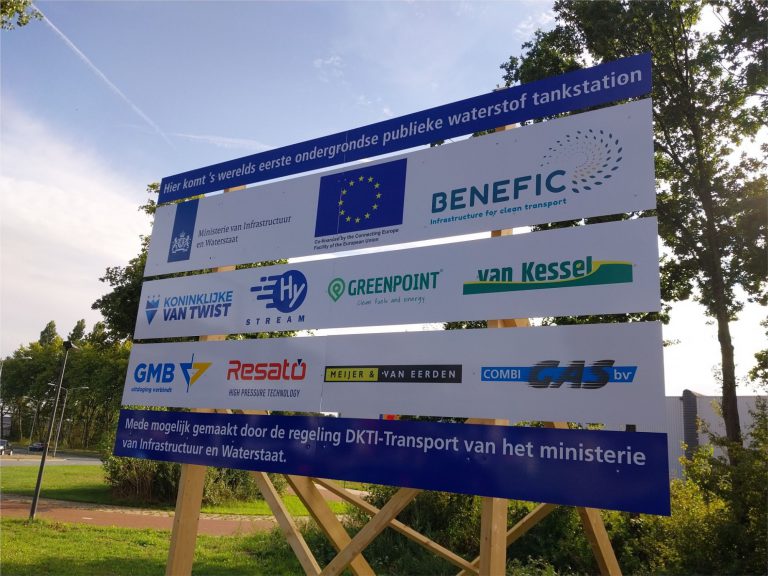 Bouw ondergronds tankstation Dordrecht gestart